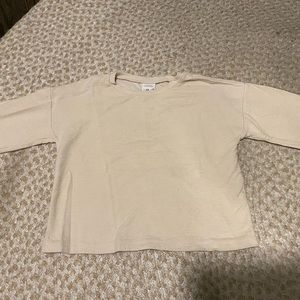 ZARA Kids Beige Cotton Sweater